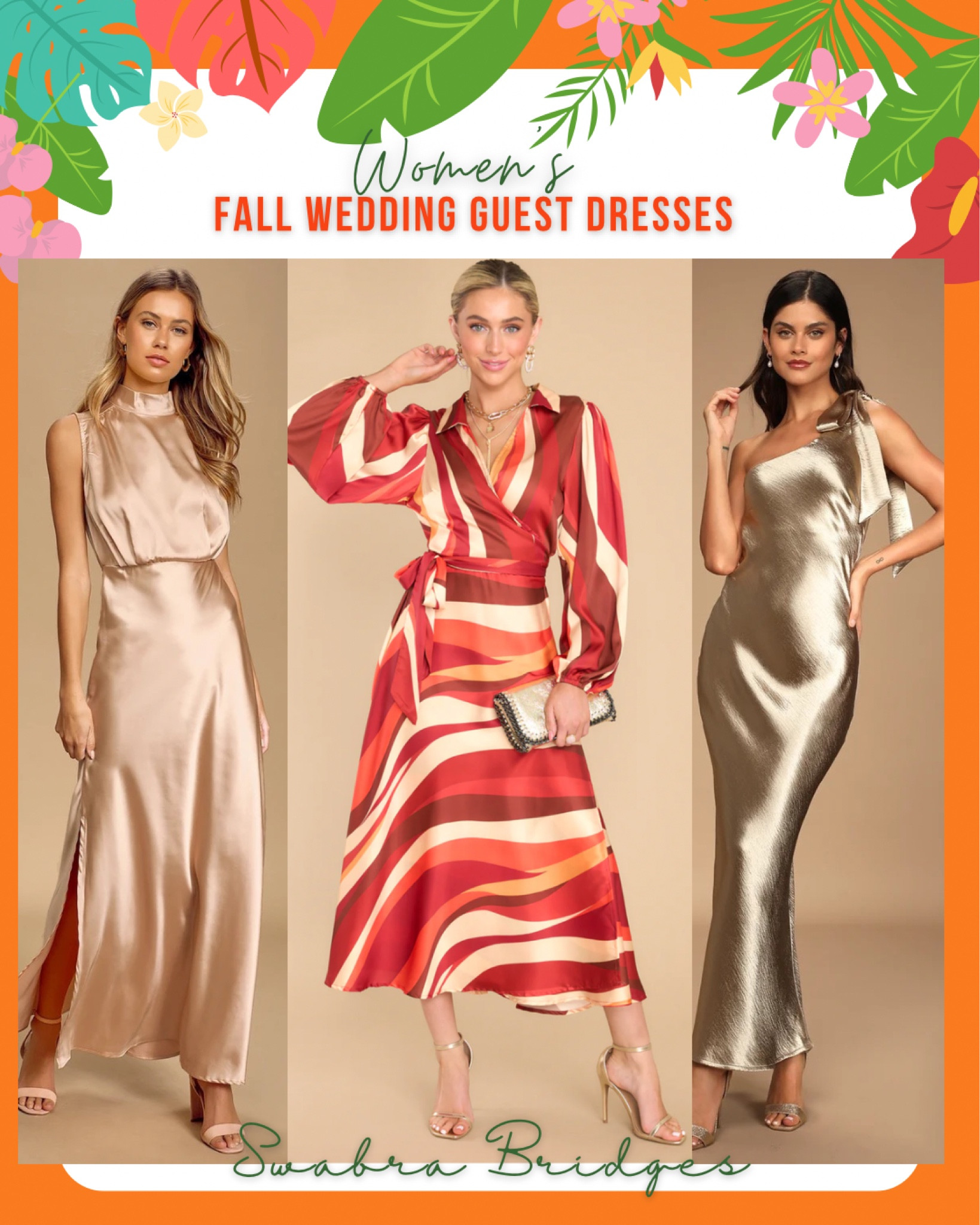 ✨Fall wedding guest dresses
Satin wedding guest dresses


#LTKwedding #LTKfindsunder100 #LTKHoliday