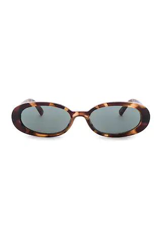 Le Specs Outta Love in Tort & Green from Revolve.com | Revolve Clothing (Global)