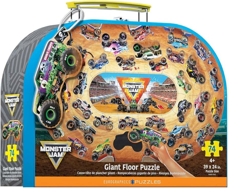 Giant FloorPuzzle - MonsterJam | Amazon (US)