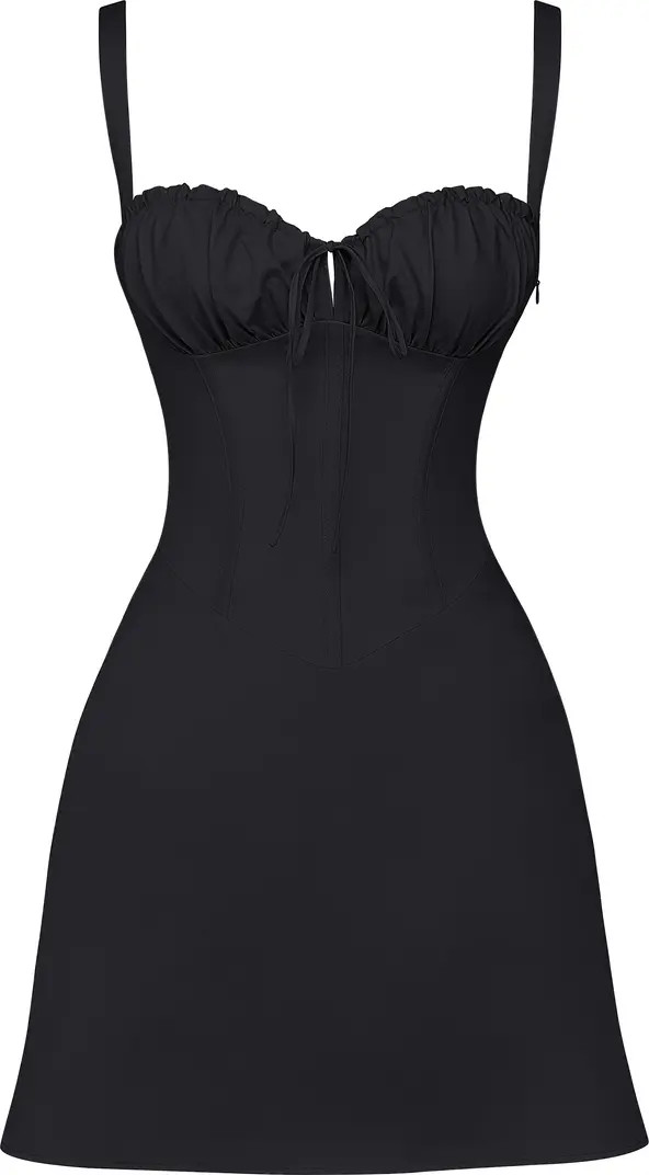 Carlotta Corset Bodice Cotton Blend Cocktail Dress | Nordstrom
