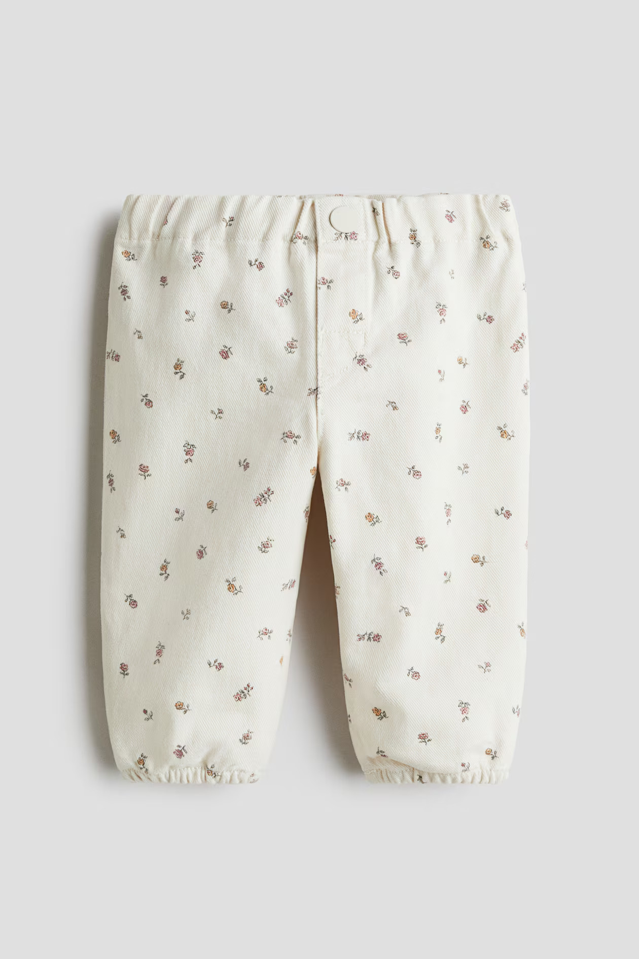 Printed Cotton Twill Pants | H&M (US + CA)