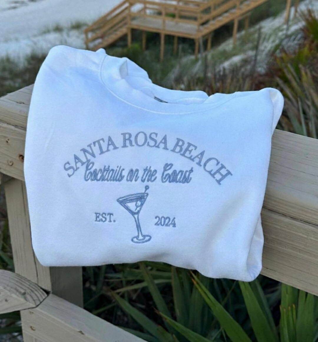 Embroidered Last Toast on the Coast, Embroidered Bachelorette Sweatshirt, Coastal Bridal Party Cr... | Etsy (US)