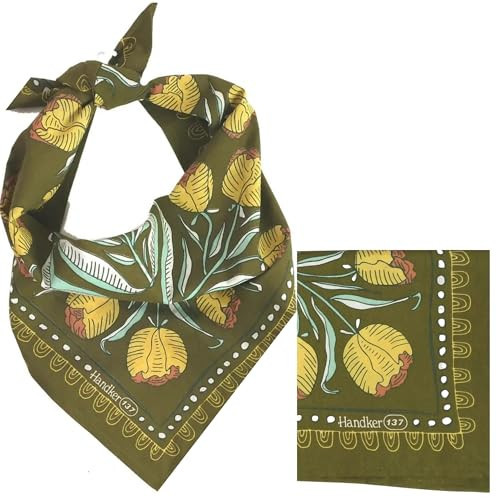 Handker Bandana Cotton Hair Scarf & Head Bandanas for Women & Men - Adele | Amazon (US)