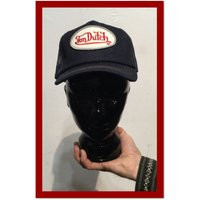 Vd002 Vintage Original Von Dutch Dark Blue Denim Baseball/Trucker Cap. One Size Fits Most | Etsy (US)