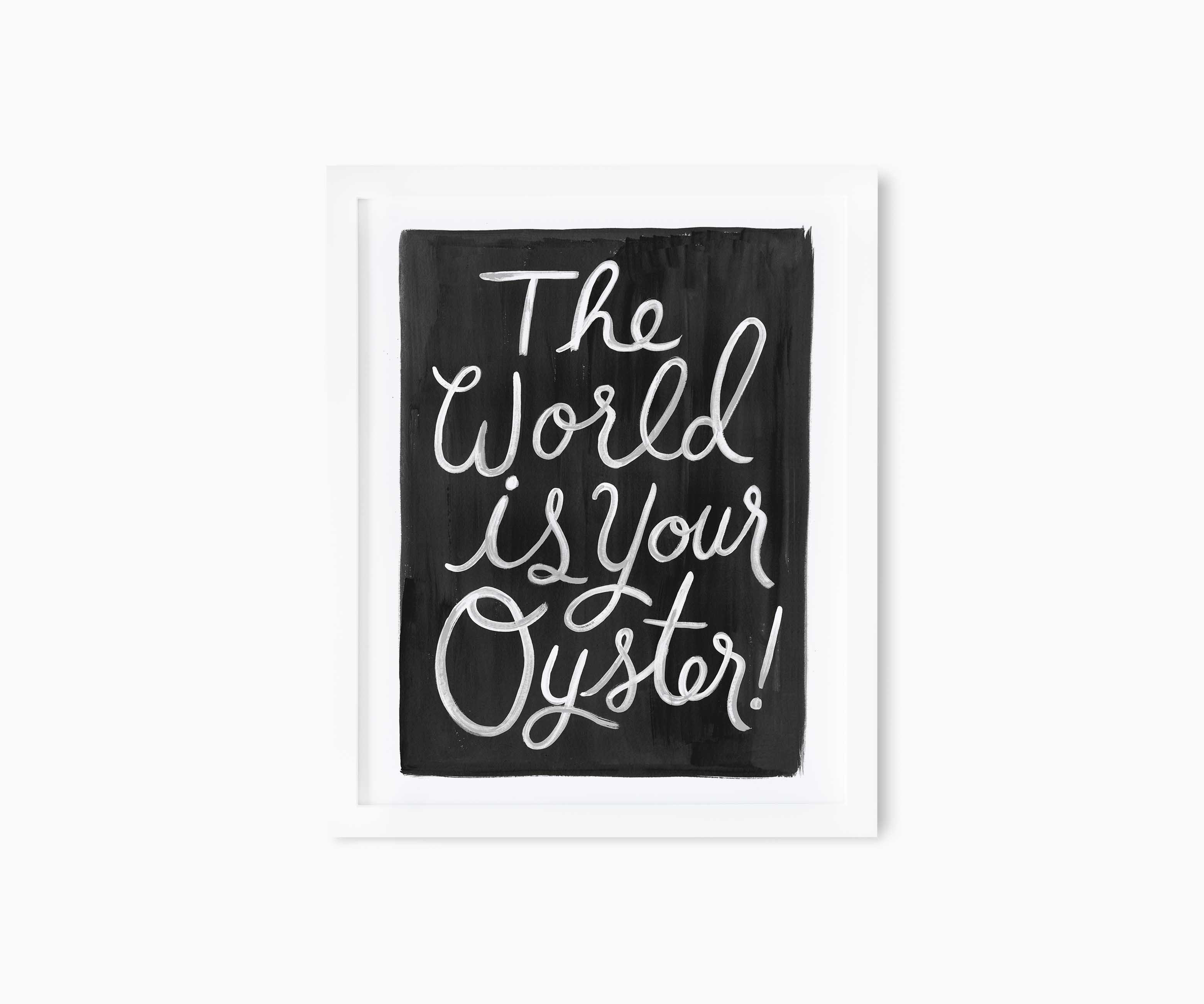World Is Your Oyster Art Print | Rifle Paper Co.