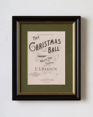 The Christmas Ball Framed Print | Magnolia