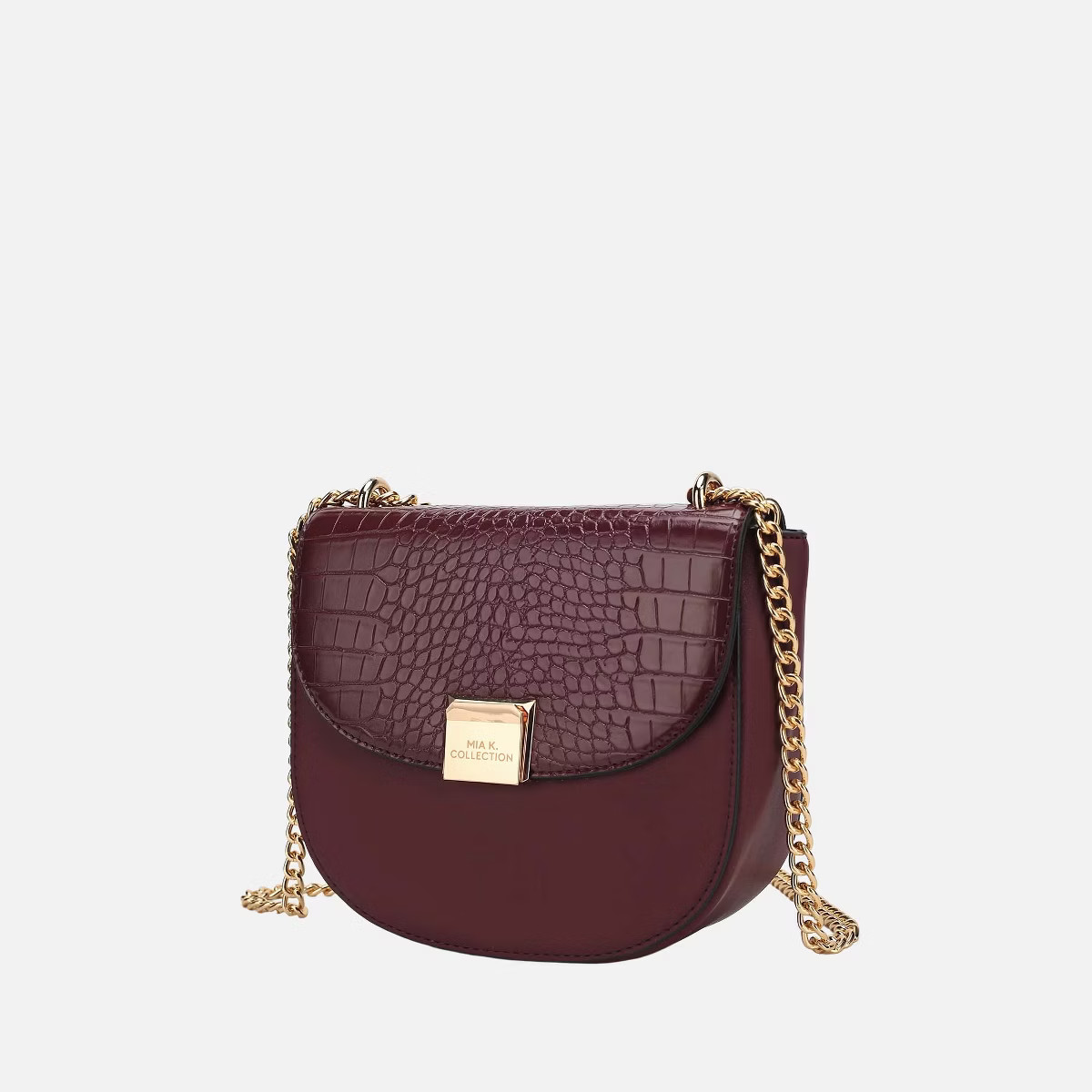 MKF Collection Brooklyn Crocodile Embossed Vegan Leather Shoulder Bag by Mia K | Target