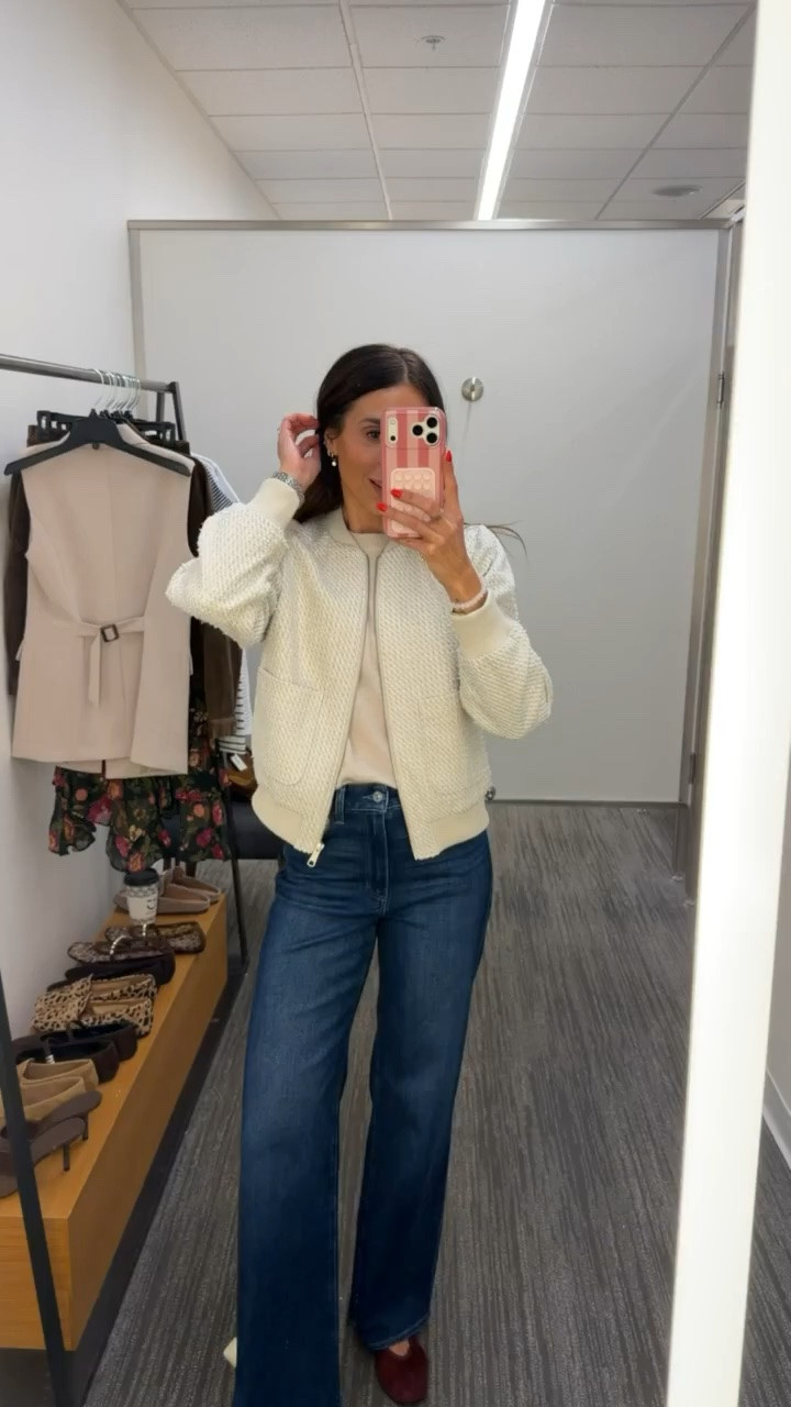 Nordstrom Anniversary Sale, nsale, Paige jeans size 25, sweater size XS, tweed jacket size S (not XS), mesh flats.

#LTKSaleAlert