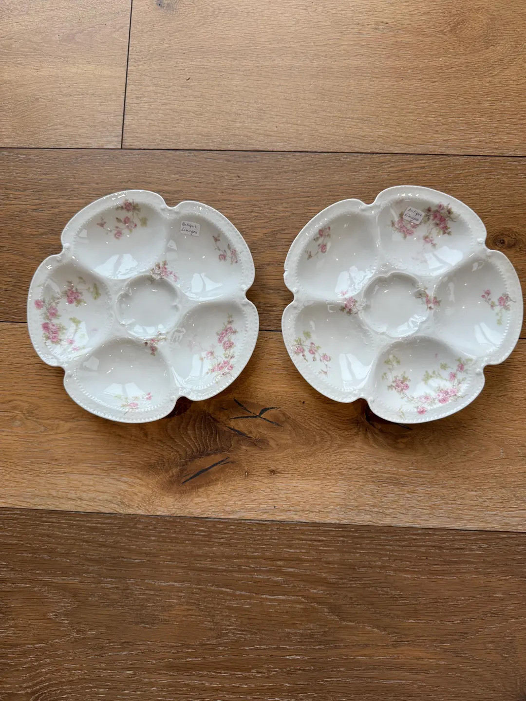 Antique Haviland Oyster Plates (Set of 2) – French Pink Floral Porcelain | Etsy (US)