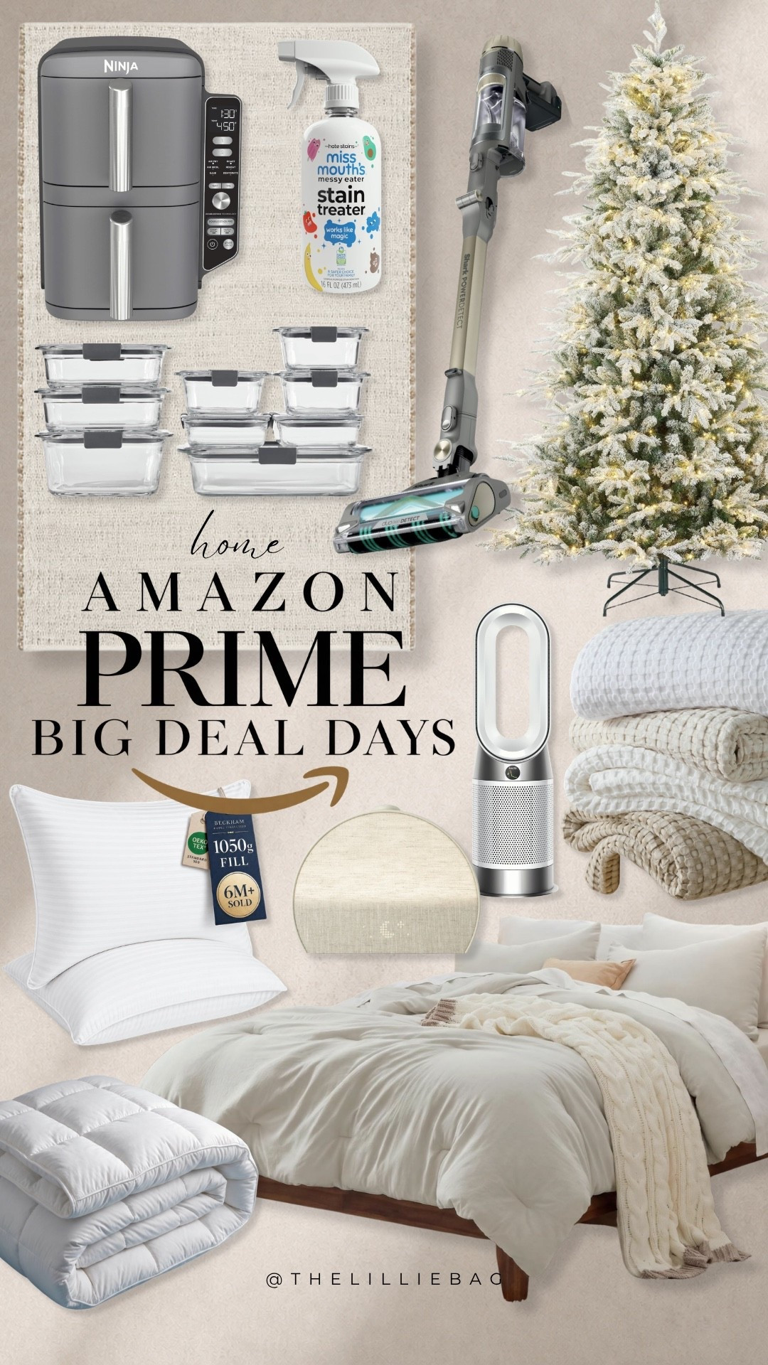The HOME deals are starting early for Prime Big Deal Days 🏡✨ Big-ticket favorites + everyday home upgrades are already getting marked down — think Ninja, Shark, Dyson, bedding, kitchen essentials + even Christmas finds! 🎄


Amazon home, Prime Day deals, home deals, Amazon finds, home essentials