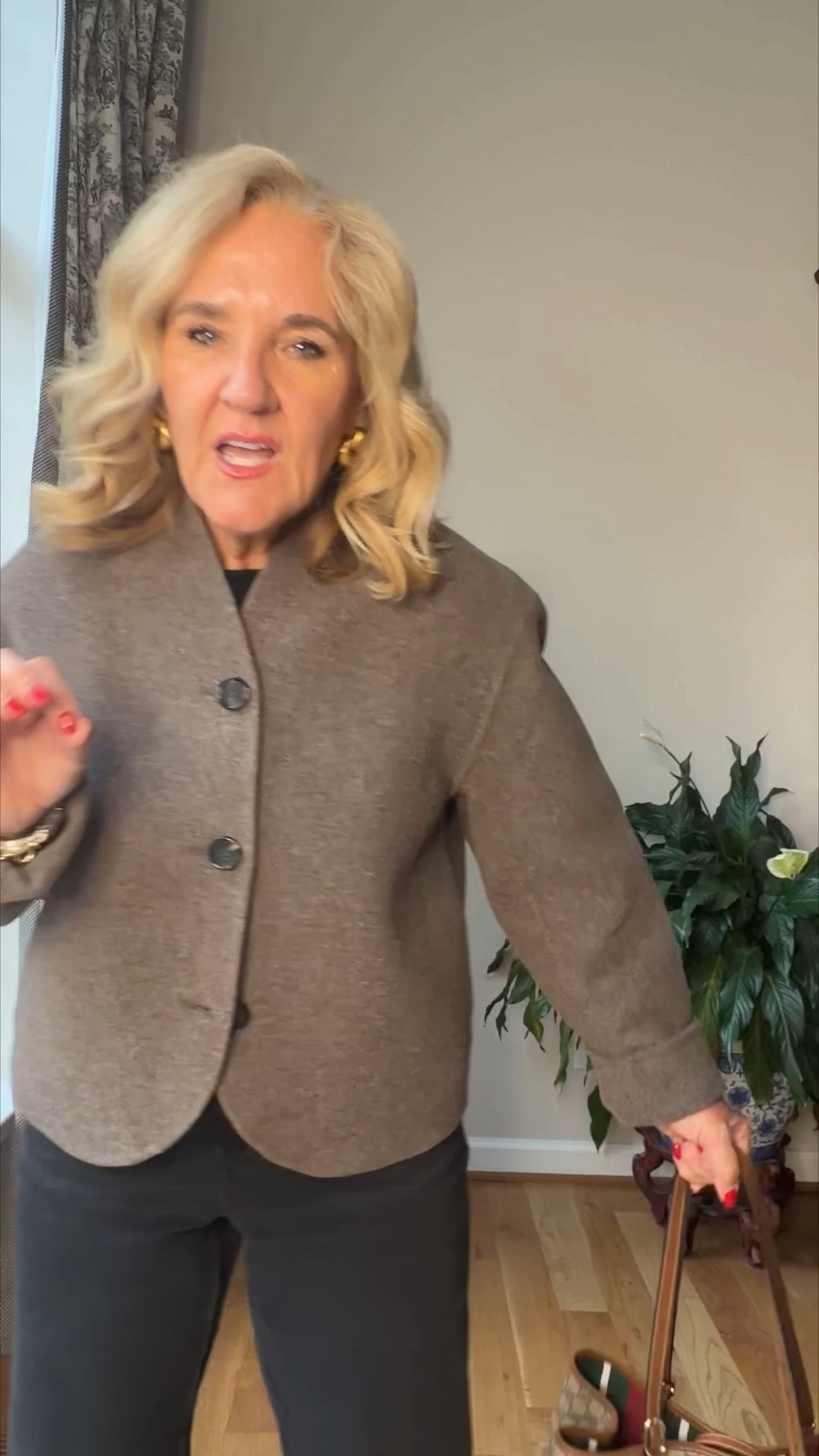New jacket from @quince and it’s stunning quality. Wearing a medium this color is already out of stock. Grab the oat! 
@Spanx jeans size medium petite 

Business. Casual fall outfit fall jacket

#LTKSaleAlert #LTKOver40 #LTKWorkwear