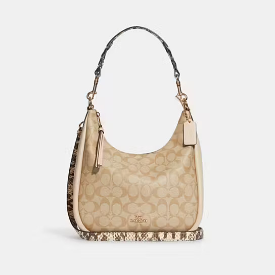 Jules Hobo In Signature Canvas | Coach Outlet US