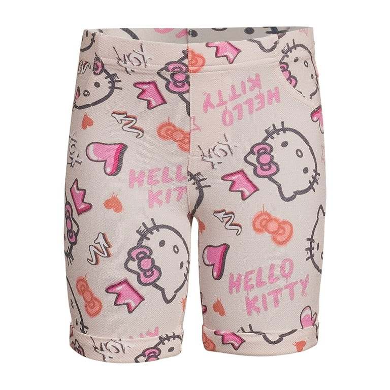 365 Kids from Garanimals Girls Hello Kitty Print Bermuda Shorts, Sizes 4-10 | Walmart (US)