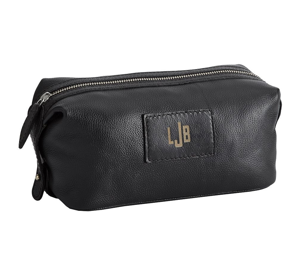 Grant Leather Toiletry Bag | Pottery Barn (US)