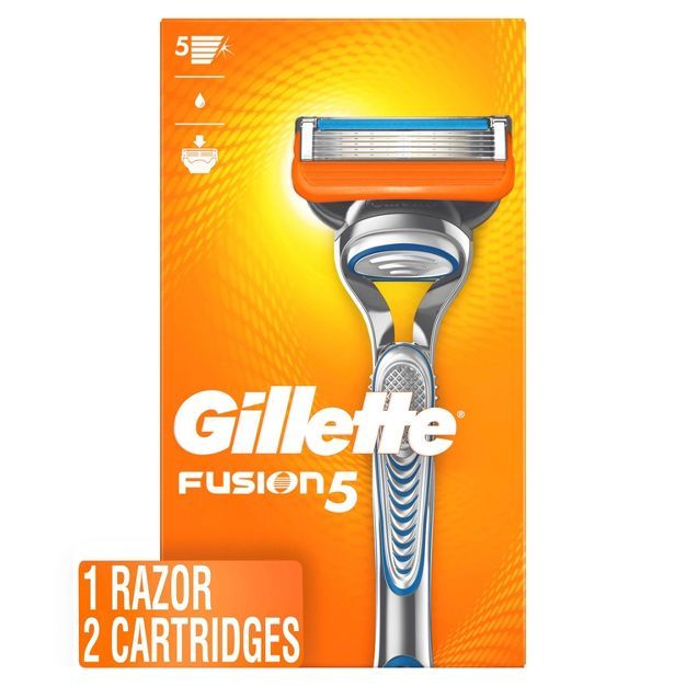 Gillette Fusion5 Men's Razor + 2 Razor Blade Refills | Target