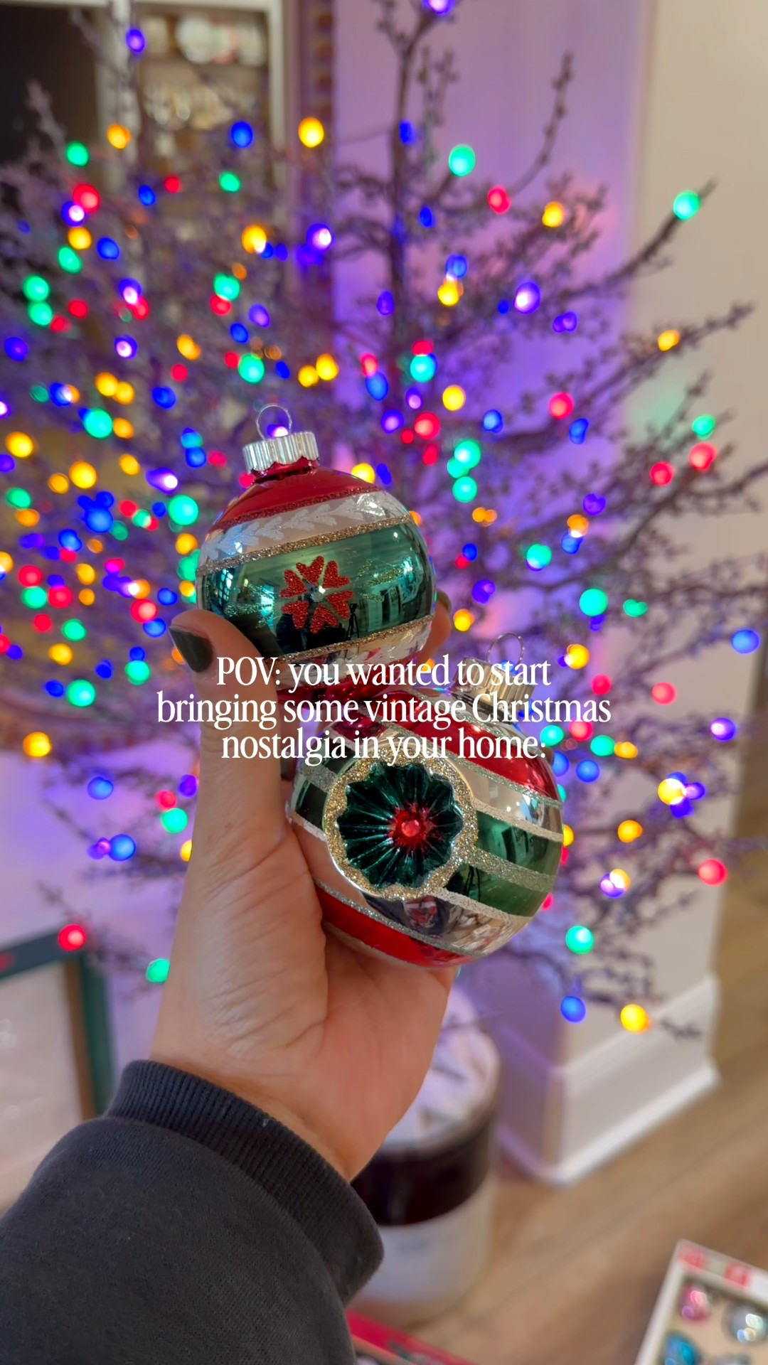 A new tree tradition I am so giddy & happy about🤎🎄🪩

Growing up, my mom always had a vintage tree somewhere in the house w/ stunning old ornaments she collected year after year. Following in her footsteps 🫶🏼☺️

Linked the tree & some ornaments I found o mine & used but most are found at antique / thrift shops! 

#LTKSeasonal #LTKHome #LTKHoliday