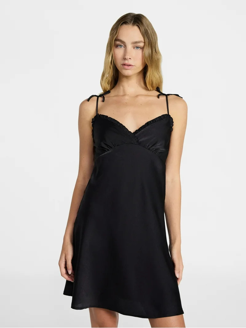 No Boundaries Sleepwear Slip Dress, Women's XS-XXL | Walmart (US)