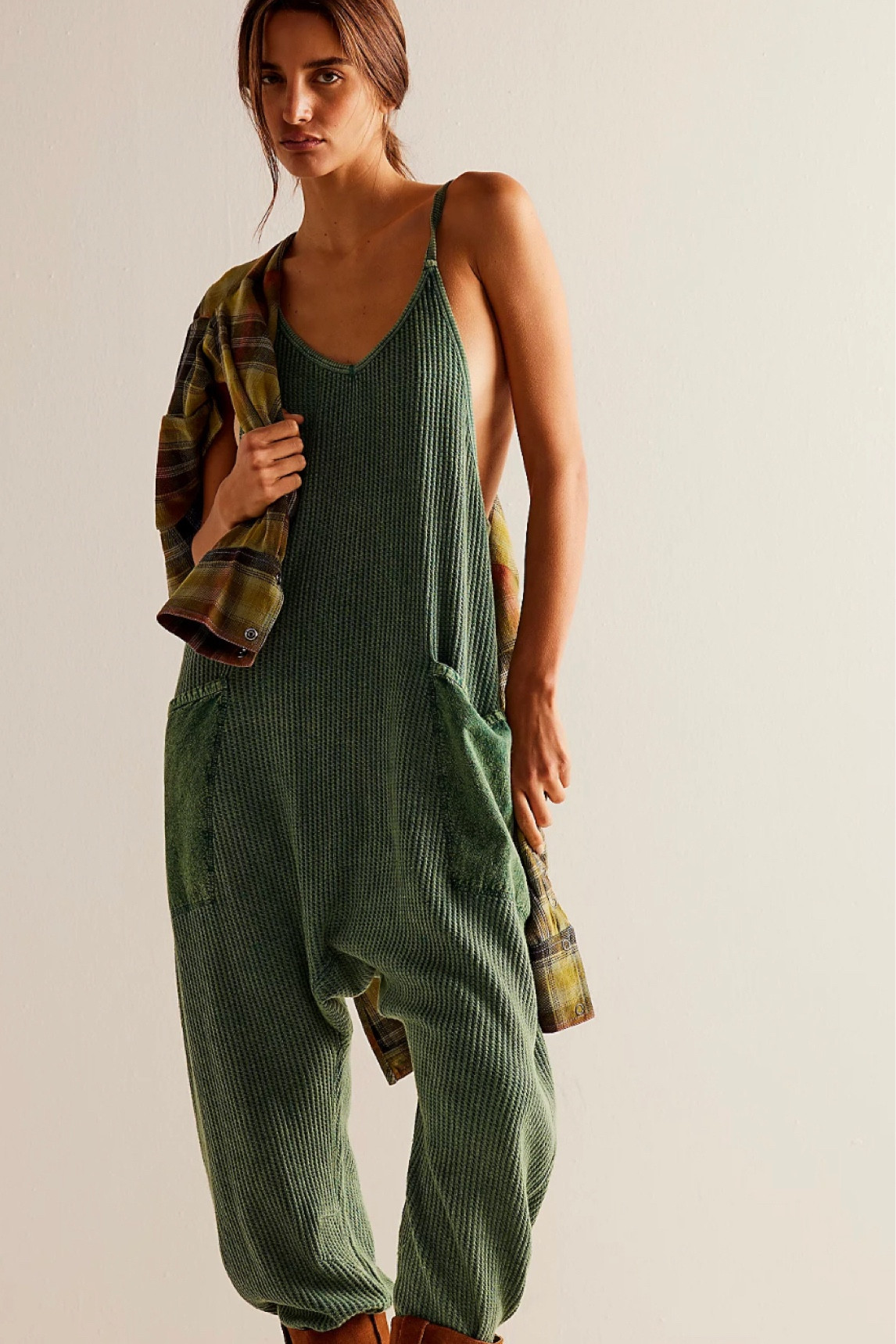 New maternity uniform?!? Just might be! Free people just came out with this adorable waffle knot jumpsuit that looks like comfy cozy perfection. I ordered a medium based on how their hot shot onsie fits me but we’ll see if that was the right call!

#LTKunder100 #LTKbump #LTKcurves