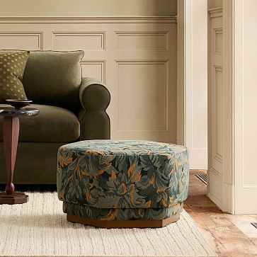 Pierce & Ward Hexagon Ottoman | West Elm (US)