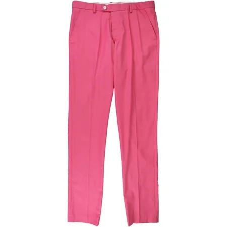 Tags Weekly Mens Solid Dress Pants Slacks Pink 32W x 34L | Walmart (US)