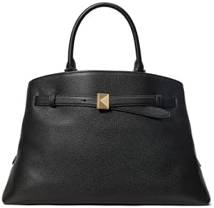kate spade new york womens Deco Pebbled Leather Large Satchel | Amazon (US)