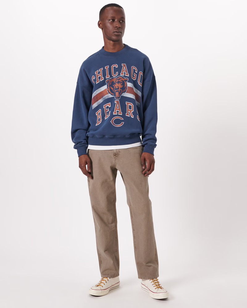 Chicago Bears Graphic Crew Sweatshirt | Abercrombie & Fitch (US)