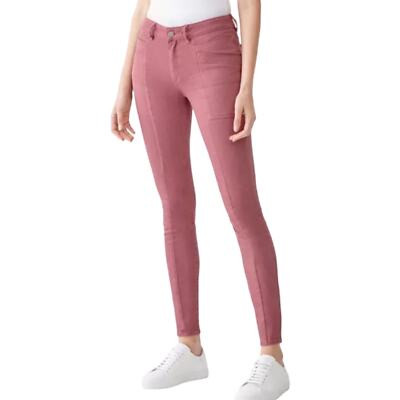 NWT DL1961 Florence Ankle Skinny Jeans Canyon Rose Skinny Cargo Pink Mid Rise 25 | eBay | eBay US