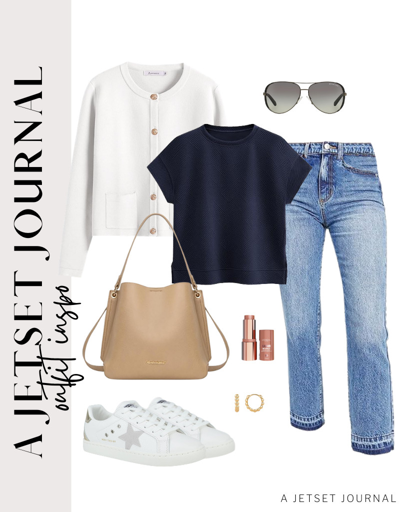 I love how this ANRABESS cropped cardigan looks when styled over this short-sleeve top. You can match it with Astylish’s straight-leg jeans and fashion sneakers. Finish the outfit with Michael Kors sunnies and beaded huggie hoop earrings.


#LTKSeasonal #LTKSaleAlert #LTKTravel 

 