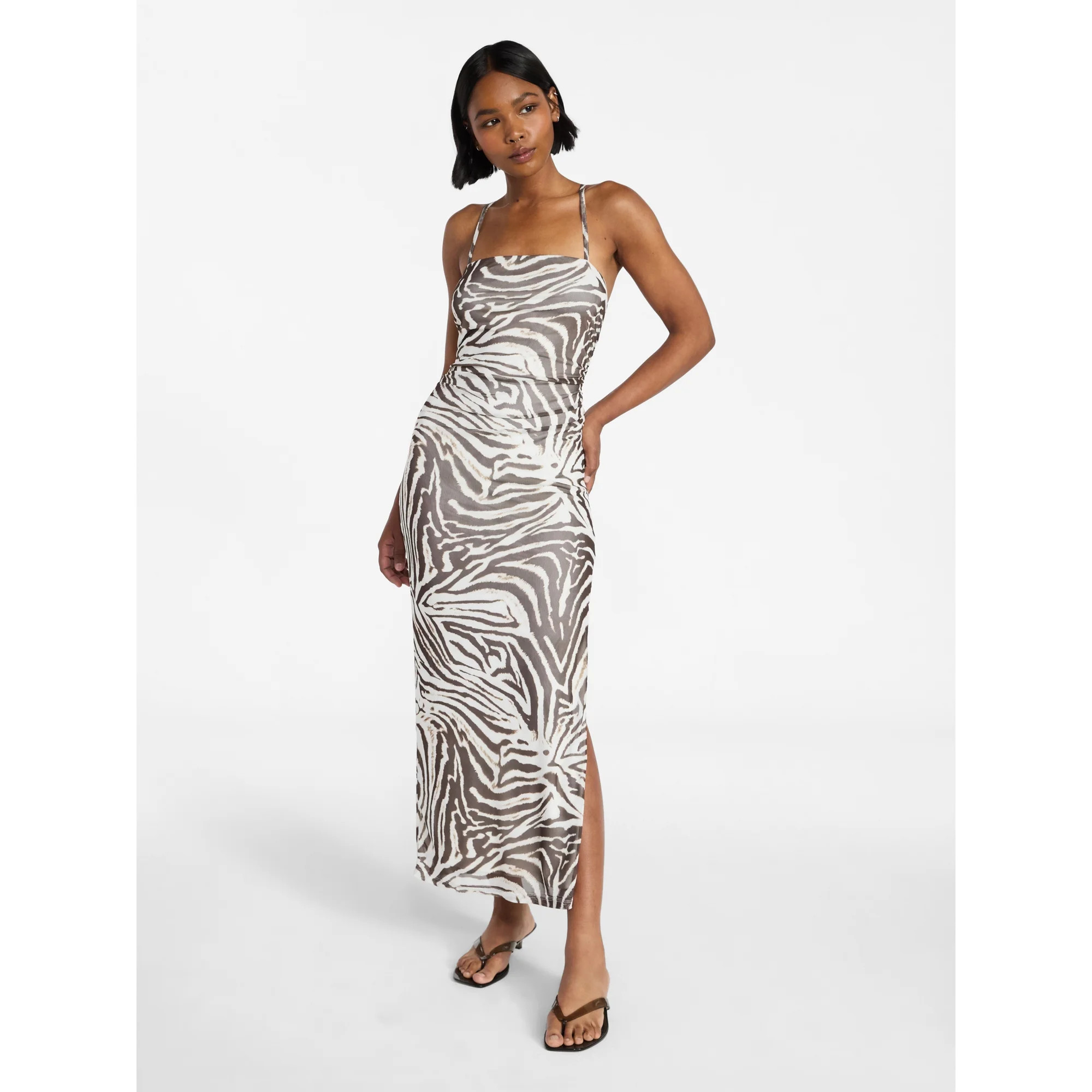 No Boundaries Maxi Slit Dress, Women's XXS-XXL - Walmart.com | Walmart (US)