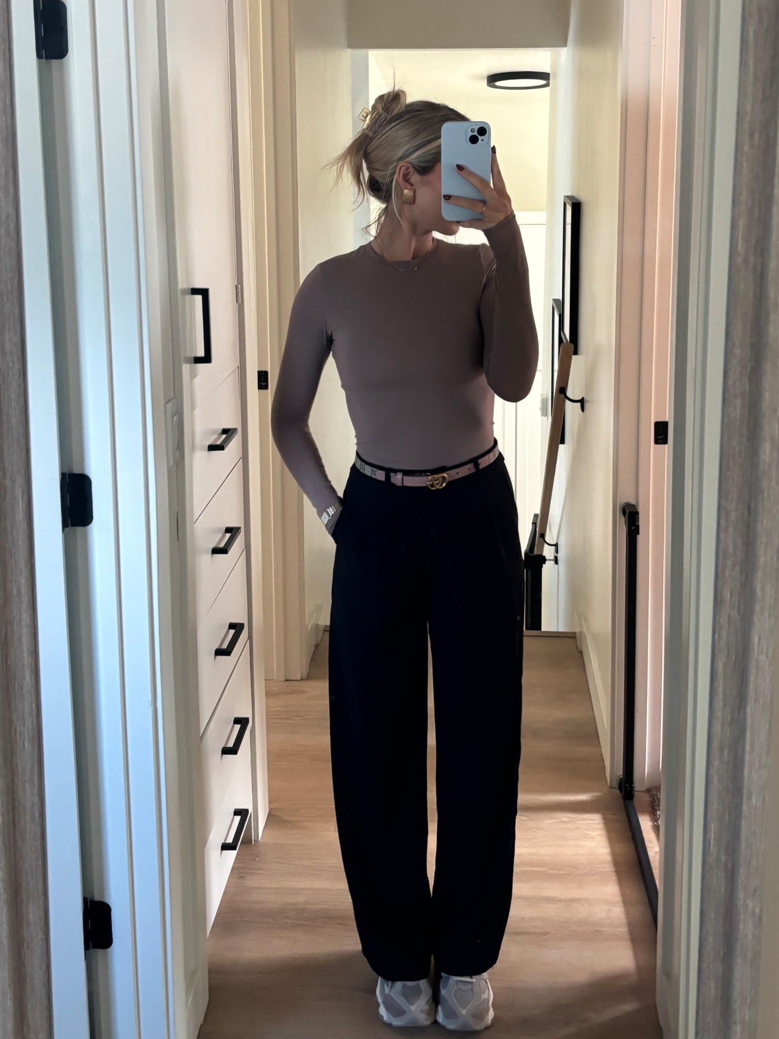 Clearly can’t stop wearing my new shoes lol 
Top- small 
Pants - TTS 
Shoes- TTS 
belt - XS

#LTKSeasonal #LTKShoeCrush #LTKStyleTip