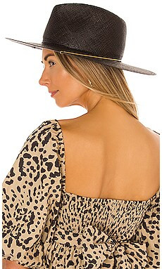 Janessa Leone Calder Hat in Black from Revolve.com | Revolve Clothing (Global)