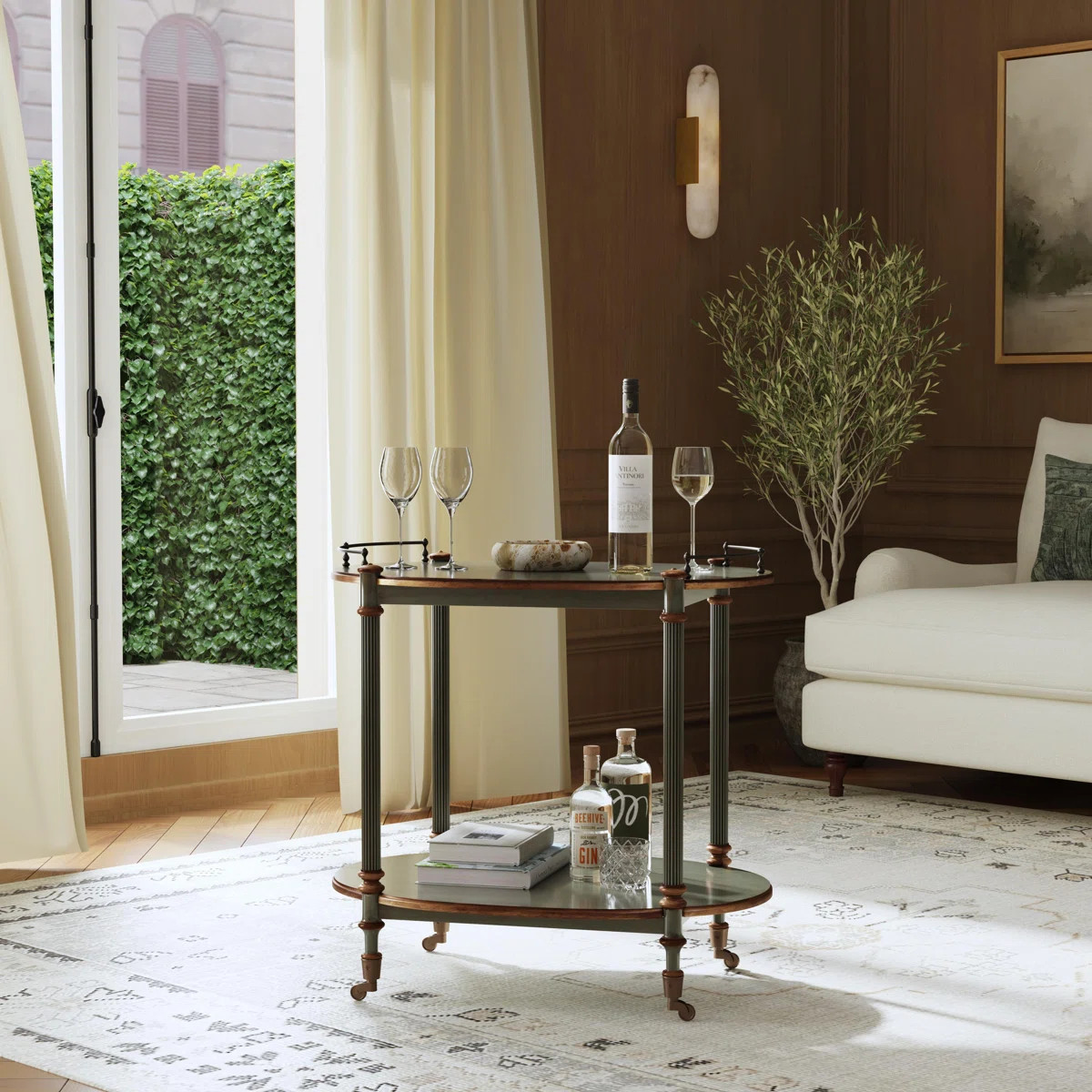 Butler Keating Serving Cart & Reviews | Perigold | Perigold