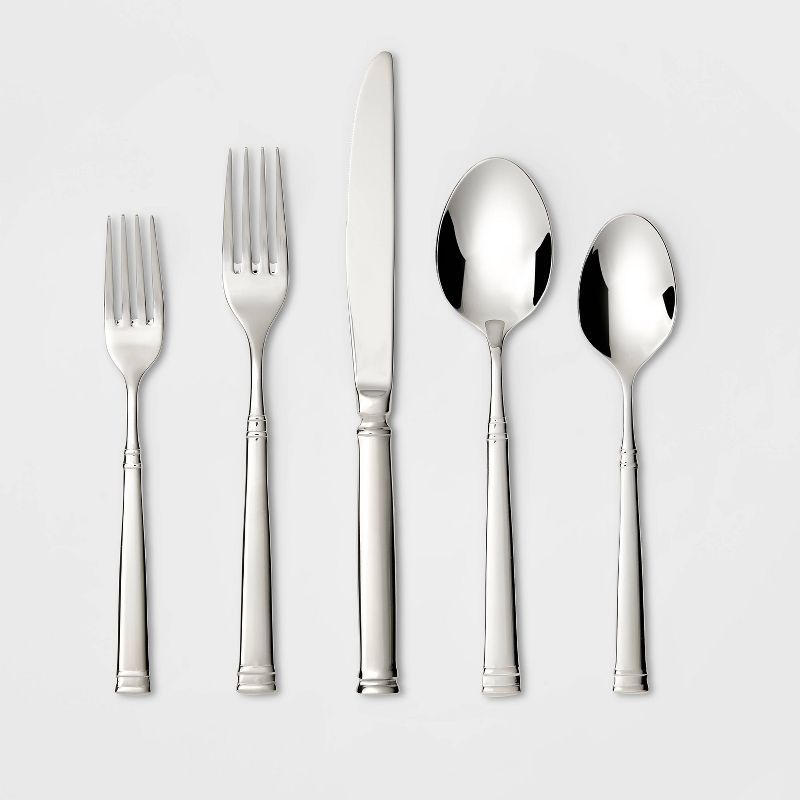 20pc Stainless Steel Hartford Silverware Set - Threshold™ | Target