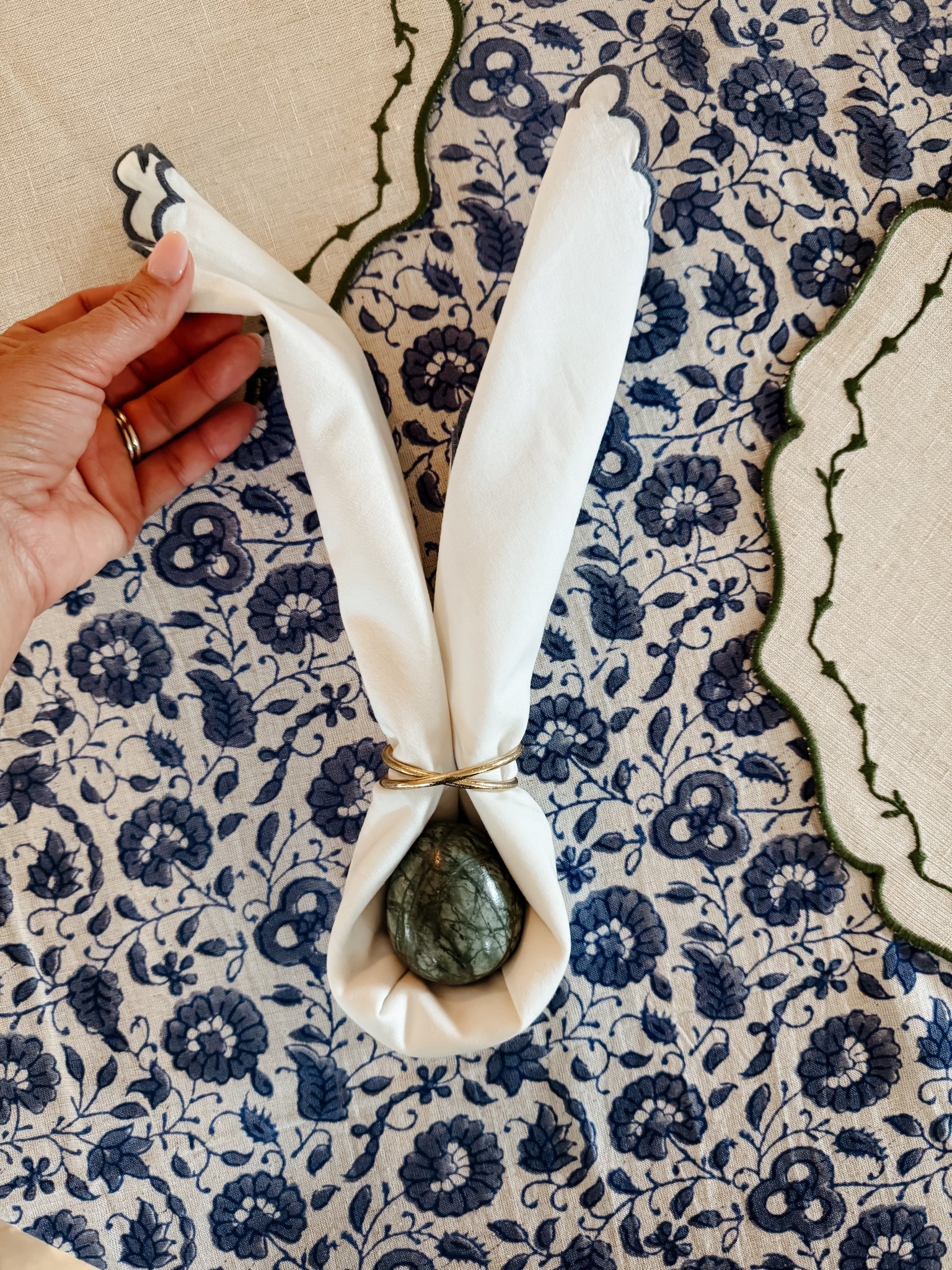 One week until Easter - time to fold your napkins into the cutest bunny ears! 🐰

#LTKSeasonal #LTKHome