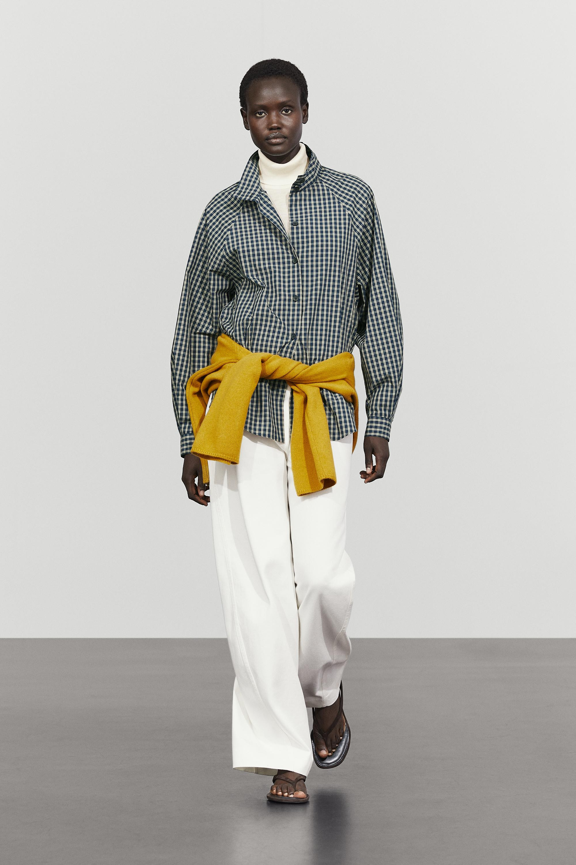 100% cotton check shirt | Massimo Dutti UK