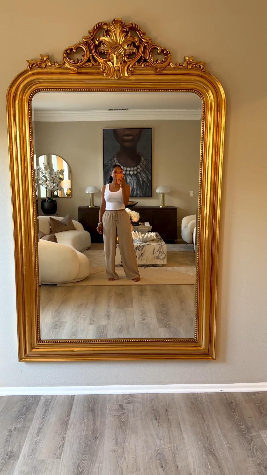 Installing this oversized gold statement mirror in my dining room and I already know it’s going to change the entire space 

Sometimes one piece can completely transform a room. I linked a few similar mirrors here if you’re looking for that classic, elegant look.

#LTKOver40 #LTKHome #LTKSeasonal