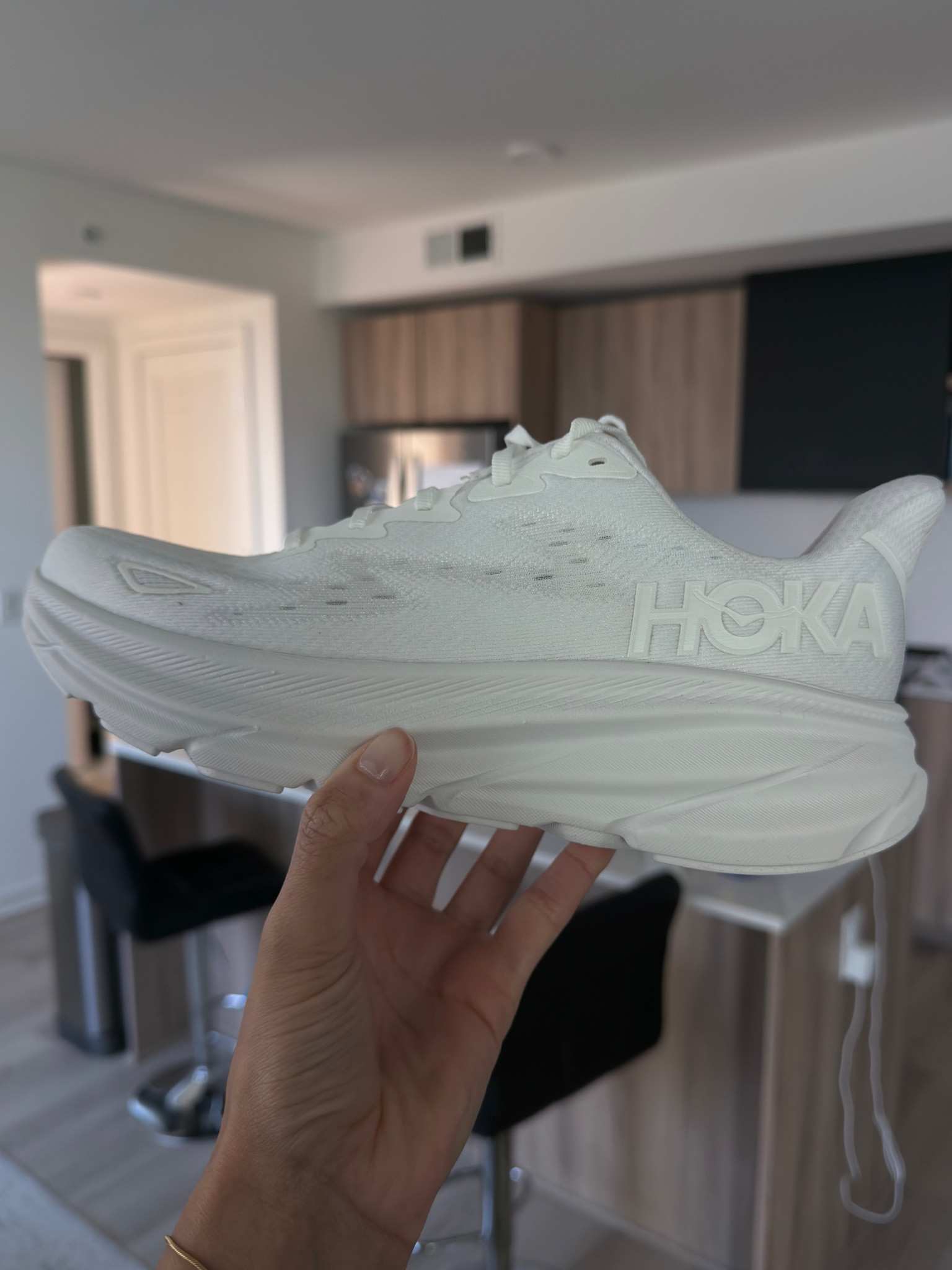 Am I finally moving over to the hoka side for running?? I’ve never loved the way they look but the all white is so chic. Im getting into my running era, join along on my tik tok 💕

#LTKActive #LTKFitness