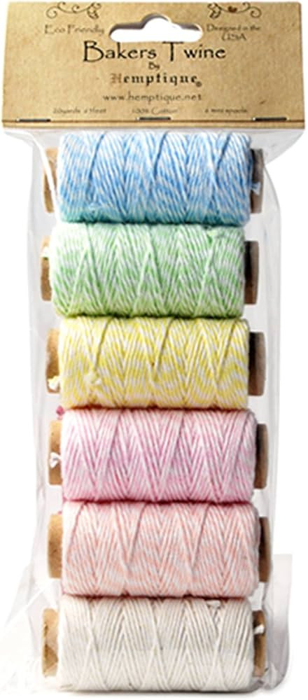 Hemptique Baker's Twine Cotton six Mini spools in (20 Yards) | Amazon (US)