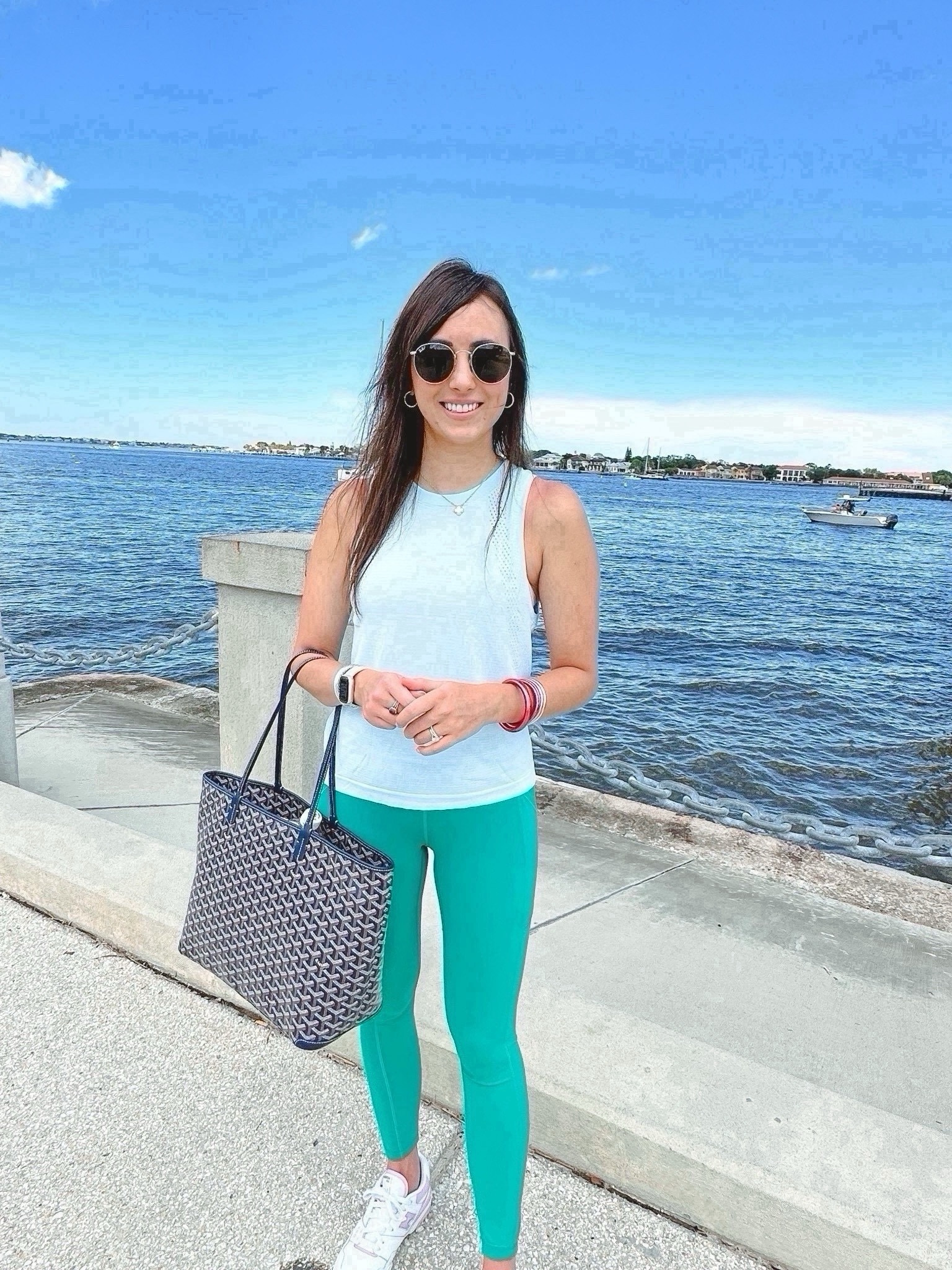 Lululemon train to be tank in powder blue (size 6) with invigorate leggings in Maldives green (size 4) 



#LTKFitness #LTKSeasonal #LTKFindsUnder100