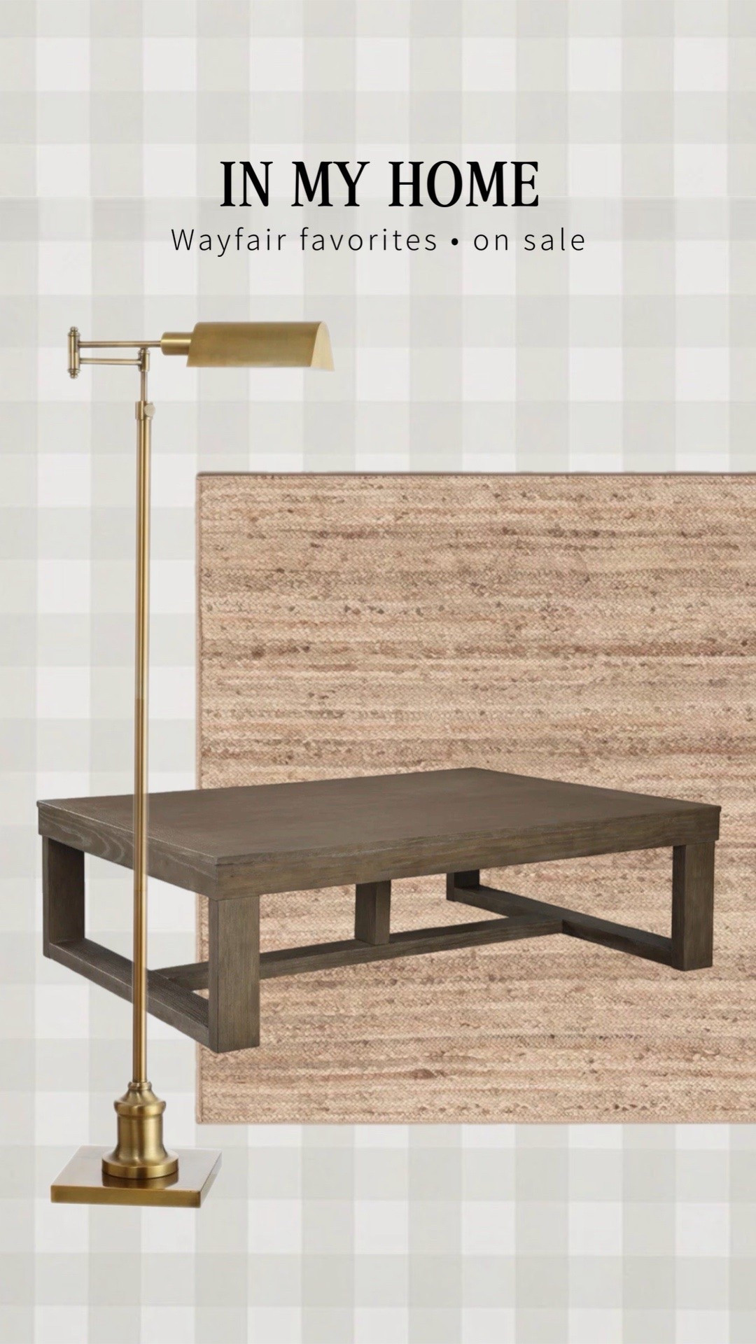 Three Wayfair favorites we have + LOVE in our home — and they’re all on sale! 🤎 That coffee table for $339 is especially hard to beat.

Wayfair favorites, Wayfair sale, Wayfair finds, coffee table, living room decor, layering rug, floor lamp, neutral home decor, designer look for less, affordable home decor, jute, rug, table, floor lamp, pharmacy, lamp, @Wayfair, Wayfair, fall, autumn

#LTKHome #LTKSaleAlert #LTKSeasonal