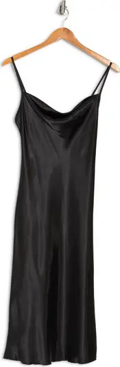 Satin Cowl Neck Midi Dress | Nordstrom Rack