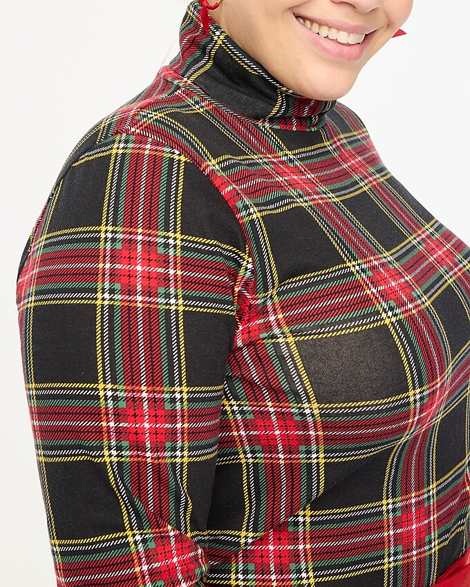 Printed tissue turtleneck | J.Crew Factory