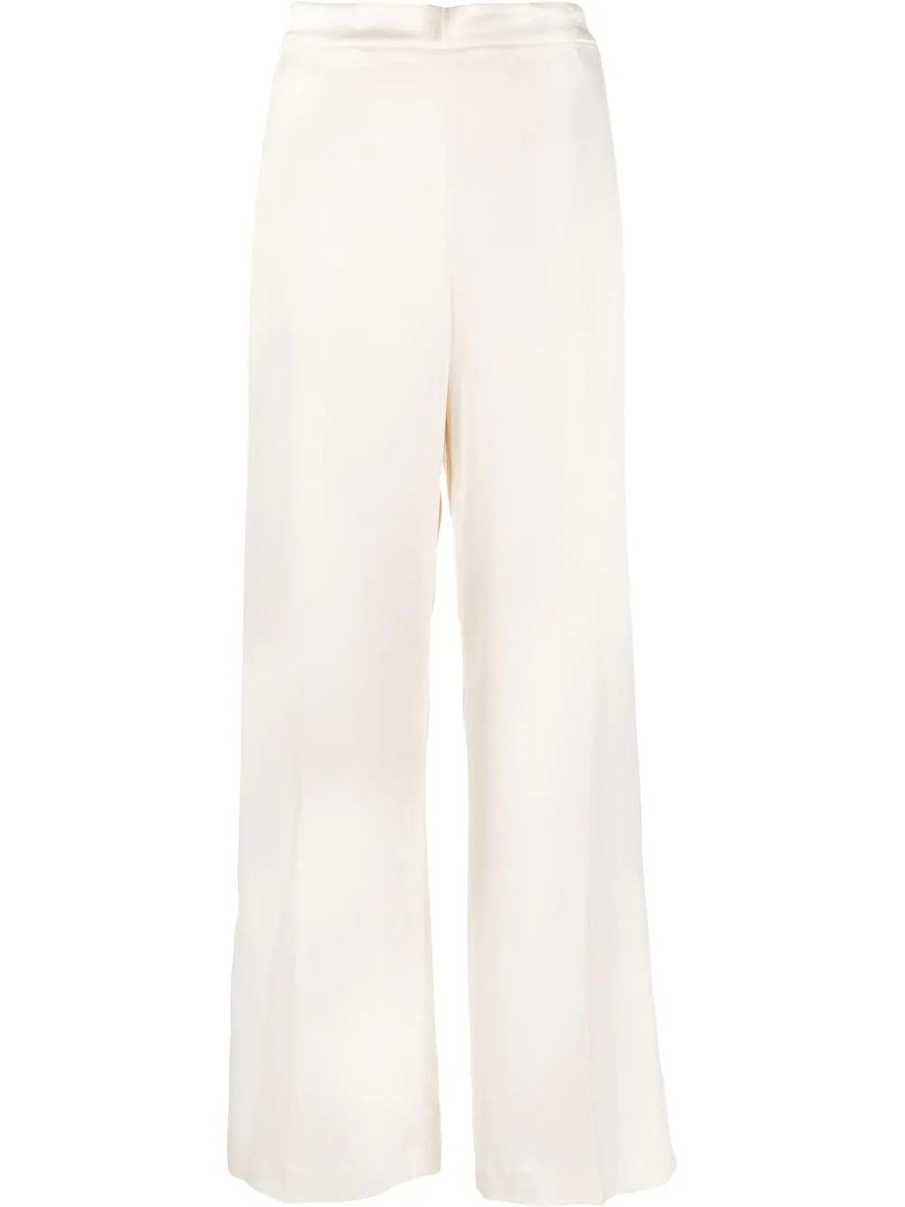 high-waited satin wide-leg trousers | Farfetch Global