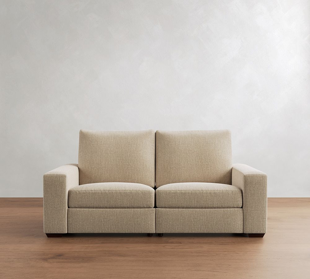 Big Sur Square Arm Power Reclining Sofa (82"–114") | Pottery Barn (US)