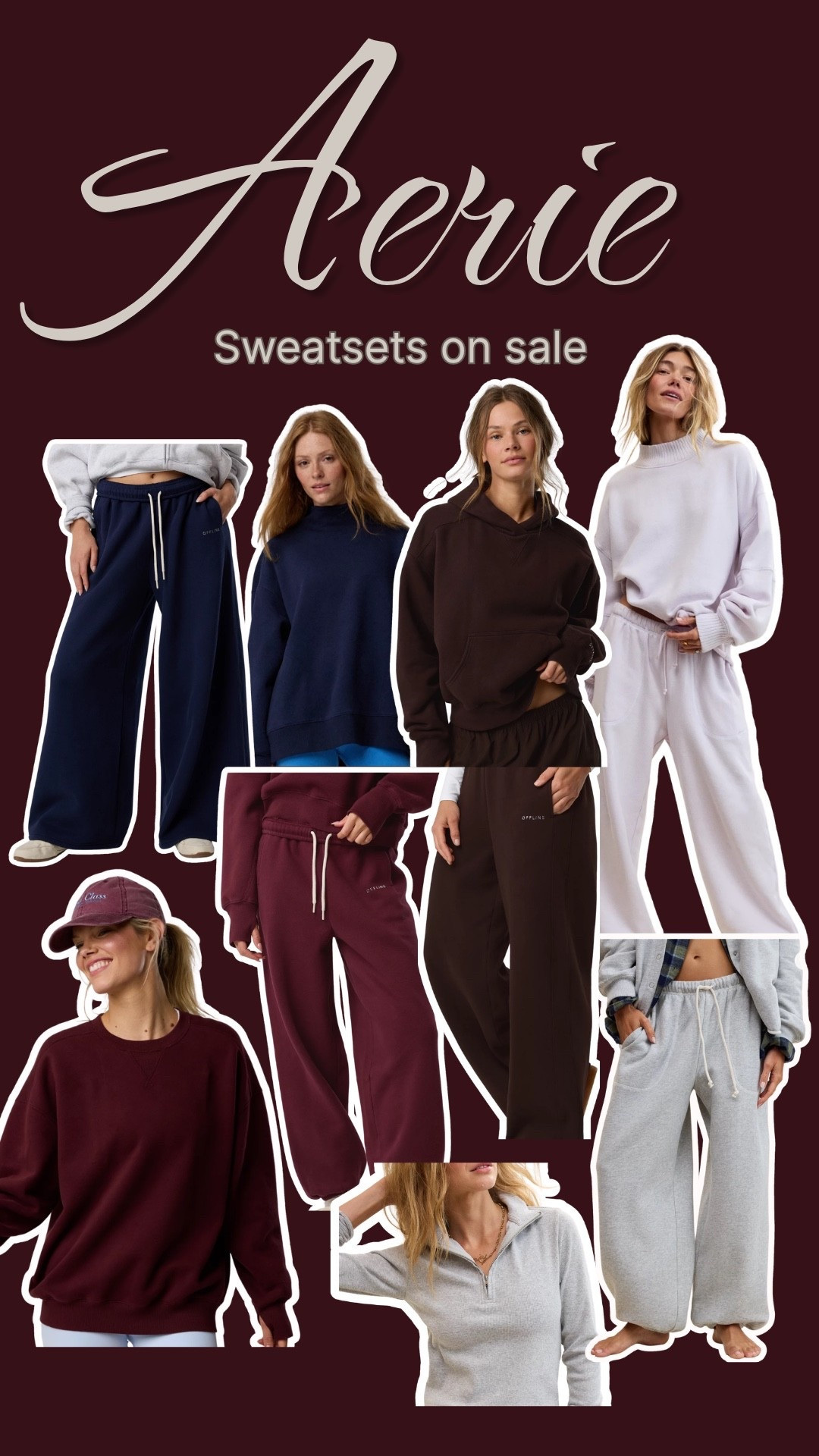 Love these matching sets from Aerie!

#LTKSeasonal #LTKSaleAlert #LTKootd