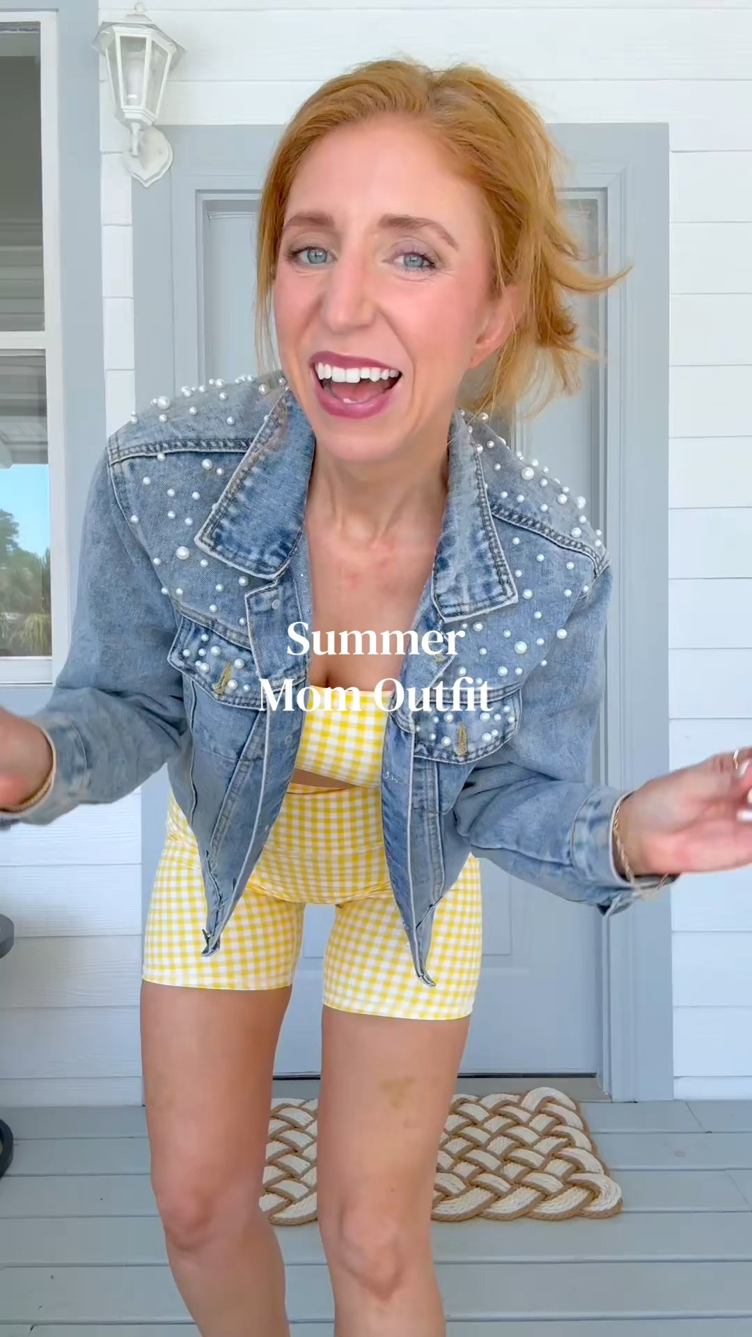 Gingham workout set / biker shorts 






Summer outfit 
Mom outfit 
Mom style 
Amazon fashion 
Workout clothes

#LTKActive #LTKmomlife
