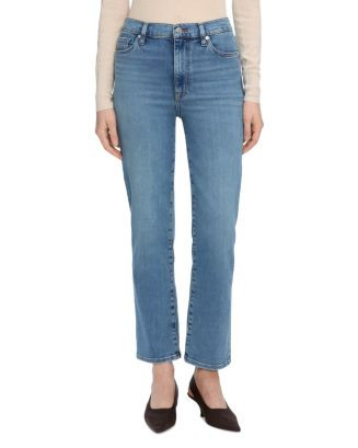 FRAME Le Sleek Straight High Rise Jeans in Flip  | Bloomingdale's Women | Bloomingdale's (US)