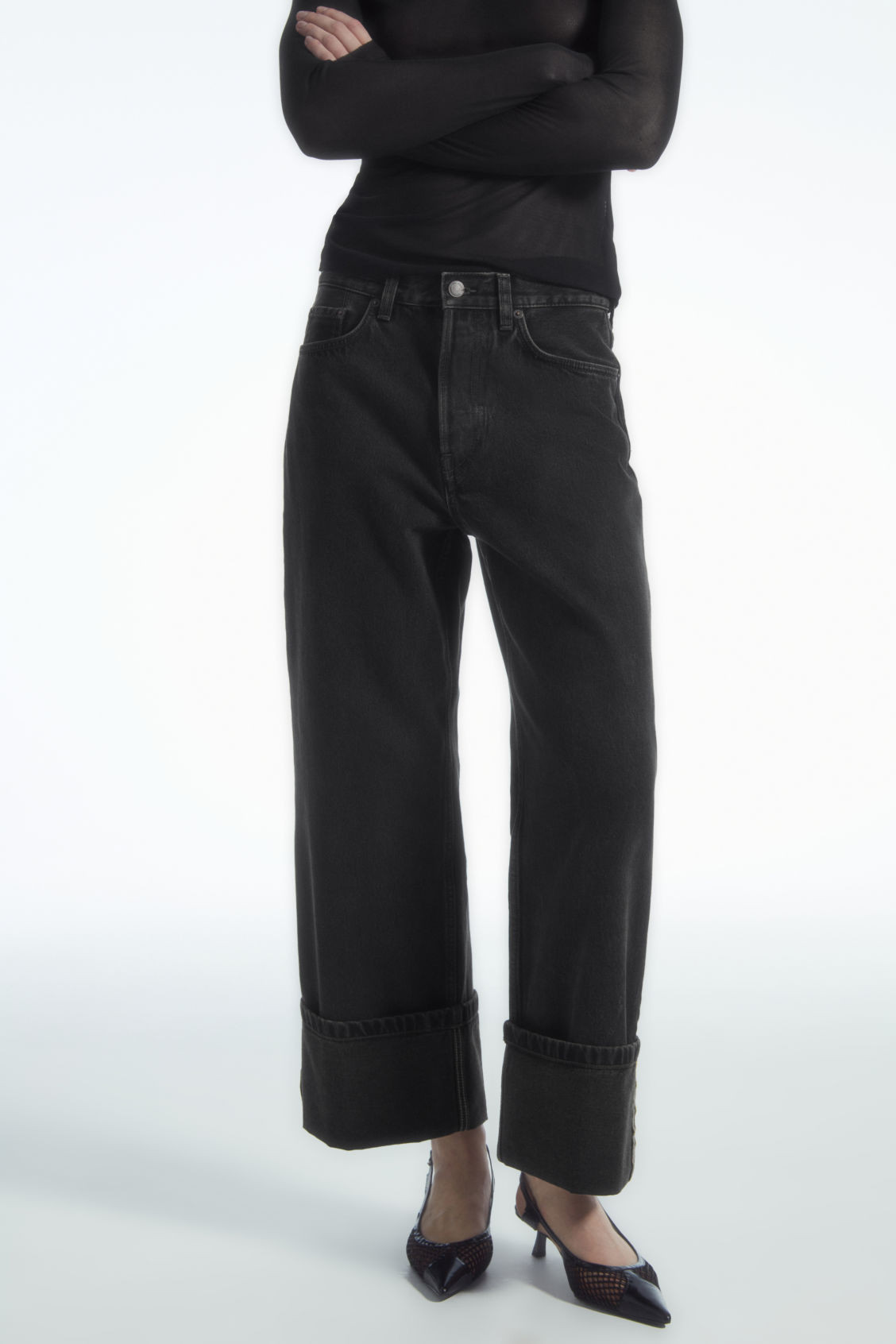 FACADE TURN-UP JEANS - STRAIGHT | COS UK