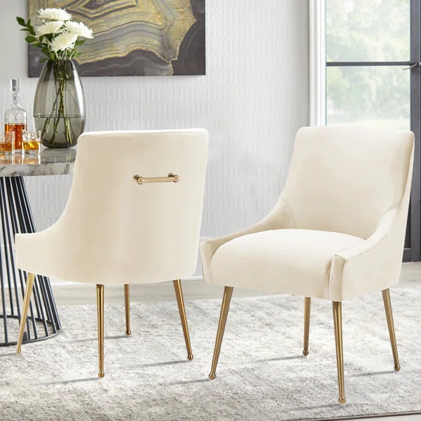 Magallanes Velvet Upholstered Side Chair (Set of 2) | Wayfair North America