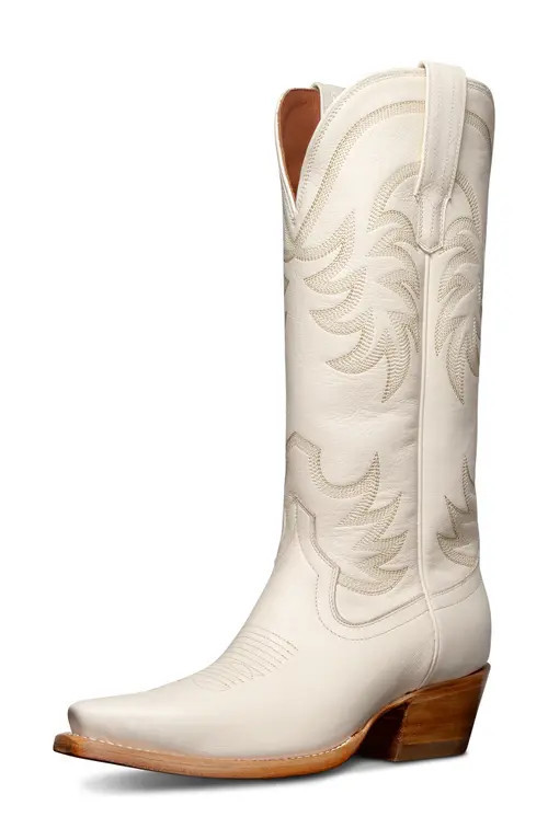 Tecovas The Annie Western Boot in Bone White at Nordstrom, Size 9.5 Wide Calf | Nordstrom